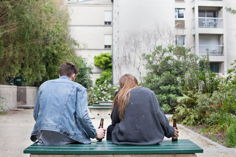 Young Adults drinking