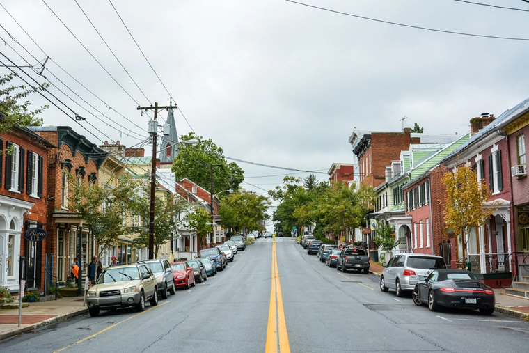 West Virginia streets.