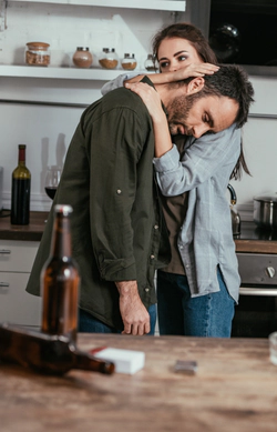 Wife enabling her husband alcoholic