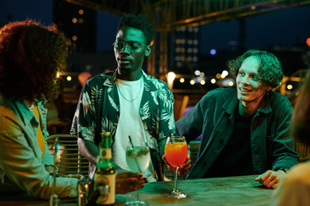 Young Adults in a bar, Colorado